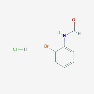 molecular formula C7H7BrClNO B8089758 N-(2-Bromophenyl)formamide hydrochloride 
