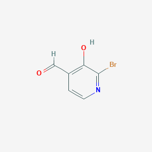 molecular formula C6H4BrNO2 B8089849 2-Bromo-3-hydroxyisonicotinaldehyde 