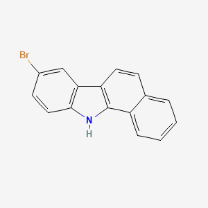 molecular formula C16H10BrN B8090131 8-bromo-11H-benzo[a]carbazole 