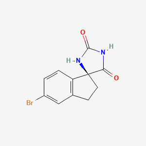 (S)-5'-bromo-2',3'-dihydrospiro[imidazolidine-4,1'-indene]-2,5-dione