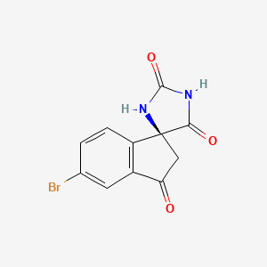(S)-5'-bromospiro[imidazolidine-4,1'-indene]-2,3',5(2'H)-trione