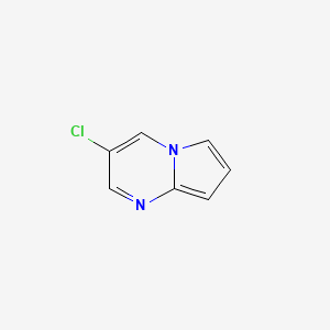 molecular formula C7H5ClN2 B8090263 3-Chloropyrrolo[1,2-a]pyrimidine 