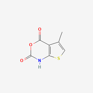 molecular formula C7H5NO3S B8090277 5-Methyl-2h-thieno[2,3-d][1,3]oxazine-2,4(1h)-dione 