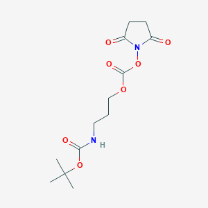 tert-Butyl (3-((((2,5-dioxopyrrolidin-1-yl)oxy)carbonyl)oxy)propyl)carbamate