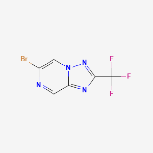 6-Bromo-2-(trifluoromethyl)-[1,2,4]triazolo[1,5-a]pyrazine