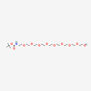molecular formula C23H47NO11 B8090320 N-Boc-PEG9-alcohol 