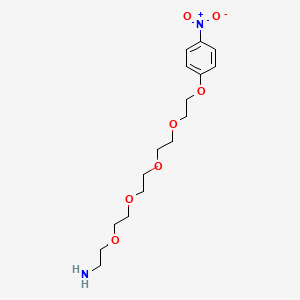 molecular formula C16H26N2O7 B8090373 14-(4-Nitrophenoxy)-3,6,9,12-tetraoxatetradecan-1-amine 