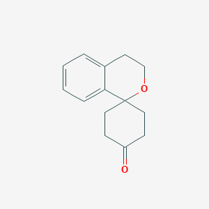 molecular formula C14H16O2 B8090374 Spiro[cyclohexane-1,1'-isochroman]-4-one 