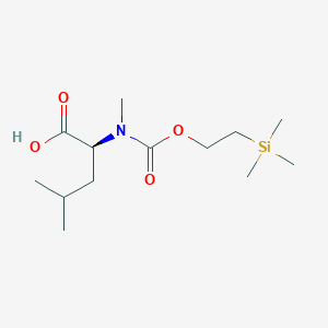 molecular formula C13H27NO4Si B8090397 Teoc-MeLeu-OH 