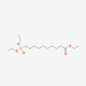 molecular formula C16H33O5P B8090476 Ethyl 10-(diethoxyphosphoryl)decanoate 