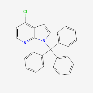 4-chloro-1-trityl-1H-pyrrolo[2,3-b]pyridine