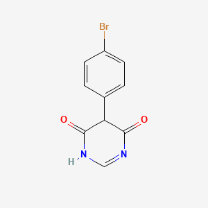 molecular formula C10H7BrN2O2 B8090855 5-(4-bromophenyl)pyrimidine-4,6(1H,5H)-dione 