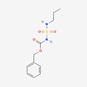 Carbamic acid, N-[(propylamino)sulfonyl]-, phenylmethyl ester