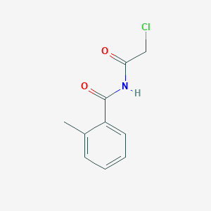 molecular formula C10H10ClNO2 B8090874 N-(2-chloroacetyl)-2-methylbenzamide 