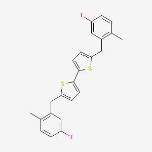 5,5'-Bis(5-iodo-2-methylbenzyl)-2,2'-bithiophene