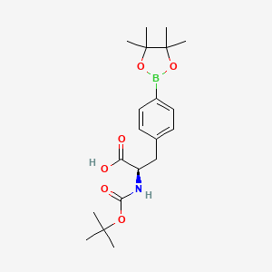(R)-2-((tert-butoxycarbonyl)amino)-3-(4-(4,4,5,5-tetramethyl-1,3,2-dioxaborolan-2-yl)phenyl)propanoic acid