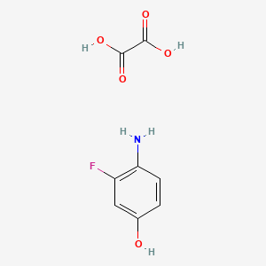 molecular formula C8H8FNO5 B8091570 4-Amino-3-fluorophenol oxalate 