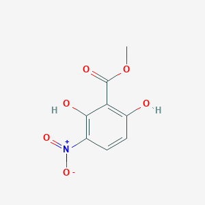 molecular formula C8H7NO6 B8091816 Methyl 2,6-dihydroxy-3-nitrobenzoate 