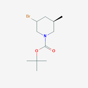 (5R)-tert-butyl 3-bromo-5-methylpiperidine-1-carboxylate