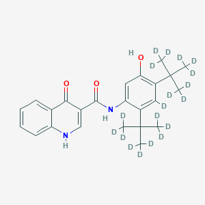 molecular formula C24H28N2O3 B8091922 Ivacaftor-D19 
