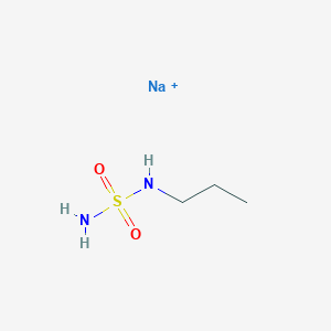 molecular formula C3H10N2NaO2S+ B8091980 Sodium;1-(sulfamoylamino)propane 