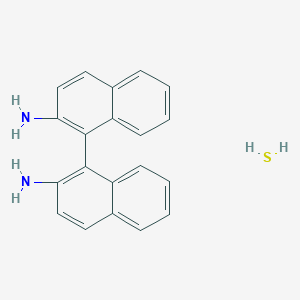 molecular formula C20H18N2S B8092023 (S)-[1,1'-Binaphthalene]-2,2'-diamine 