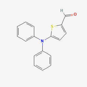 molecular formula C17H13NOS B8092110 5-(二苯氨基)噻吩-2-甲醛 