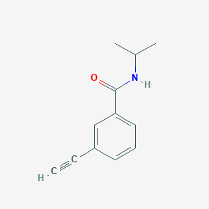 molecular formula C12H13NO B8092399 3-Ethynyl-N-isopropylbenzamide 