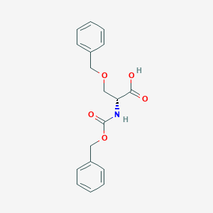 molecular formula C18H19NO5 B8092461 O-Benzyl-N-((benzyloxy)carbonyl)-D-serine 