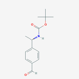 (S)-tert-Butyl (1-(4-formylphenyl)ethyl)carbamate