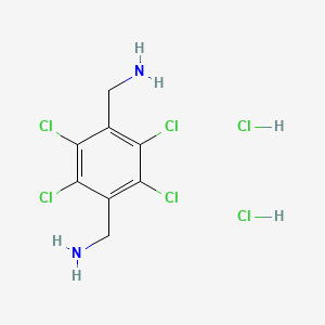molecular formula C8H10Cl6N2 B8092476 (Perchloro-1,4-phenylene)dimethanamine dihydrochloride 
