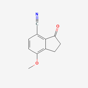 7-methoxy-3-oxo-2,3-dihydro-1H-indene-4-carbonitrile