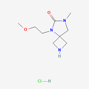 5-(2-Methoxyethyl)-7-methyl-2,5,7-triazaspiro[3.4]octan-6-one hydrochloride