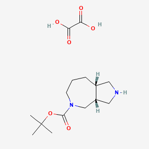 rel-tert-Butyl (3aR,8aS)-octahydropyrrolo[3,4-c]azepine-5(1H)-carboxylate oxalate