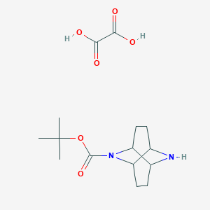Tert-butyl 2,7-diazatricyclo[4.4.0.03,8]decane-2-carboxylate oxalate