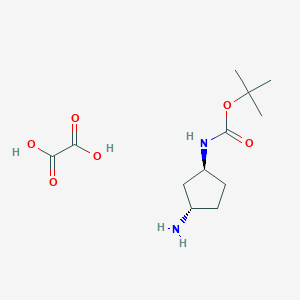 tert-Butyl ((1S,3S)-3-aminocyclopentyl)carbamate oxalate