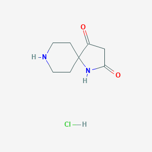 1,8-Diazaspiro[4.5]decane-2,4-dione hydrochloride