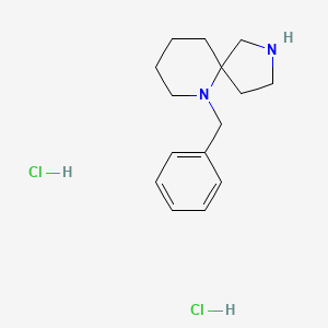 molecular formula C15H24Cl2N2 B8092935 6-Benzyl-2,6-diazaspiro[4.5]decane dihydrochloride 