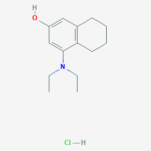 4-(Diethylamino)-5,6,7,8-tetrahydronaphthalen-2-ol hydrochloride