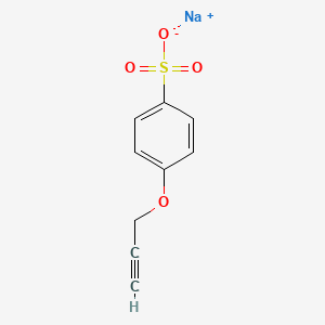 molecular formula C9H7NaO4S B8093102 Sodium 4-(prop-2-yn-1-yloxy)benzene-1-sulfonate 