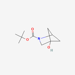 molecular formula C10H17NO3 B8093126 tert-Butyl 4-hydroxy-2-azabicyclo[2.1.1]hexane-2-carboxylate 