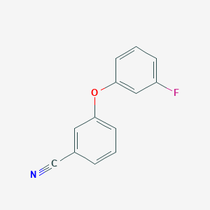 molecular formula C13H8FNO B8093148 3-(3-Fluorophenyloxy)benzonitrile 