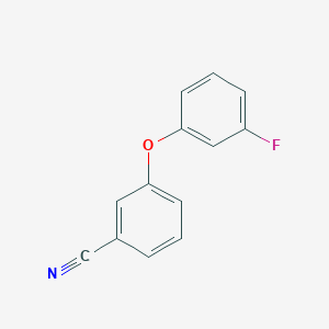 molecular formula C13H8FNO B8093148 3-(3-Fluorophenoxy)benzonitrile 