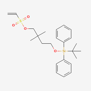 Ethenesulfonic acid 2,2-dimethyl-4-(tert-butyldiphenylsiloxy)butyl ester