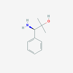 molecular formula C10H15NO B8093238 (R)-1-amino-2-methyl-1-phenyl-propan-2-ol 