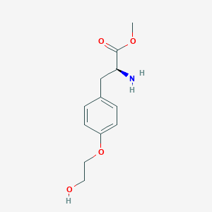 methyl (2S)-2-amino-3-[4-(2-hydroxyethoxy)phenyl]propanoate