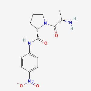 molecular formula C14H18N4O4 B8093283 H-Ala-Pro-pNA 