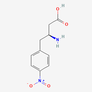 molecular formula C10H12N2O4 B8093304 H-|A-HoPhe(4-NO2)-OH 