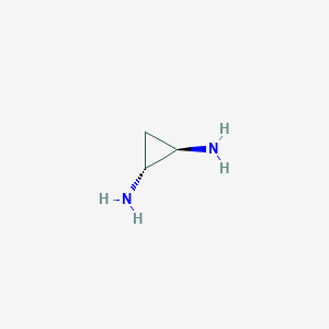 molecular formula C3H8N2 B8093310 (1R,2R)-Cyclopropane-1,2-diamine 