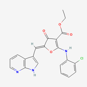 molecular formula C21H16ClN3O4 B8093335 CID 66556417 